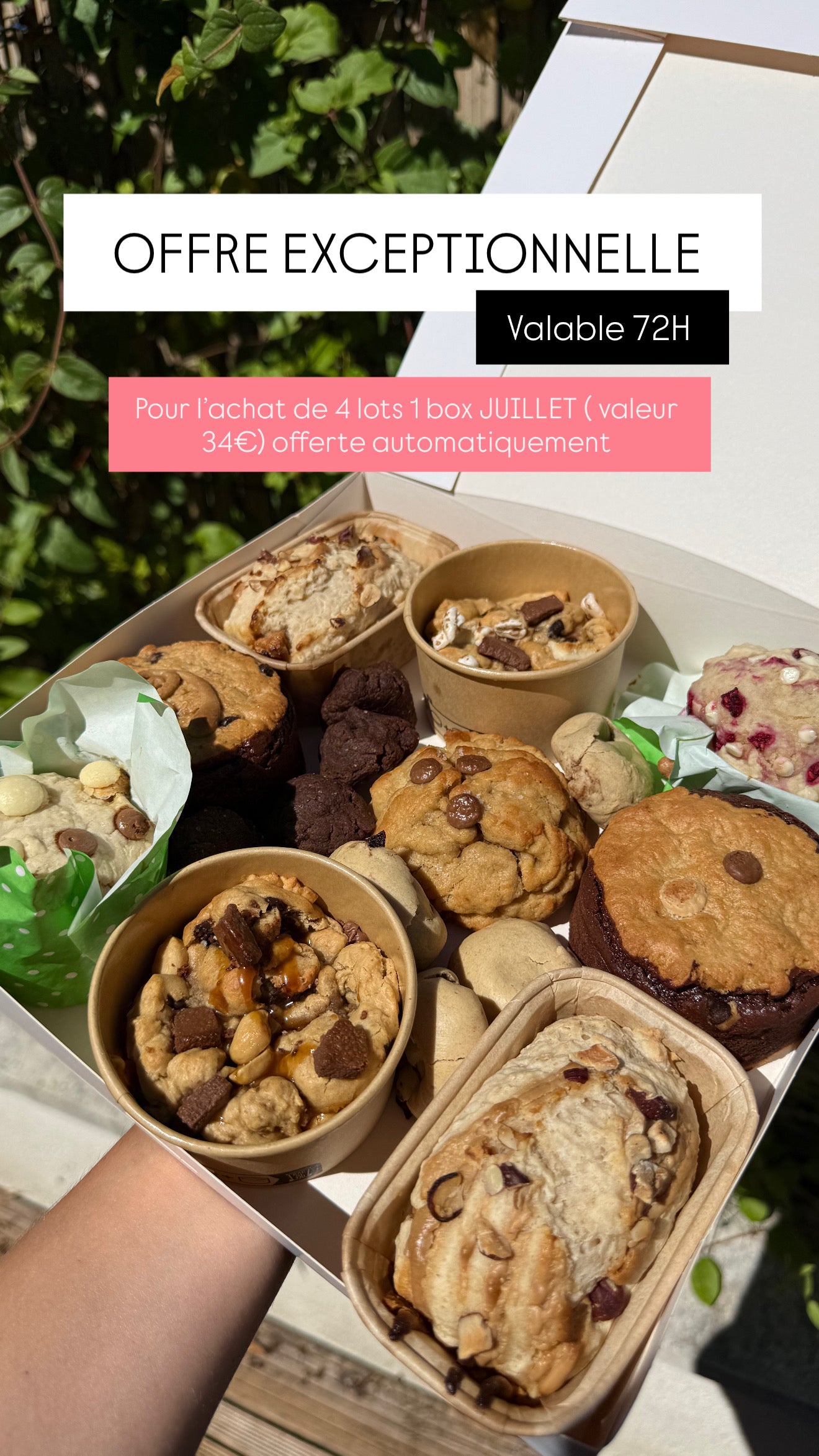 4 lots + 1 box JUILLET OFFERTE ( valeur 34€)