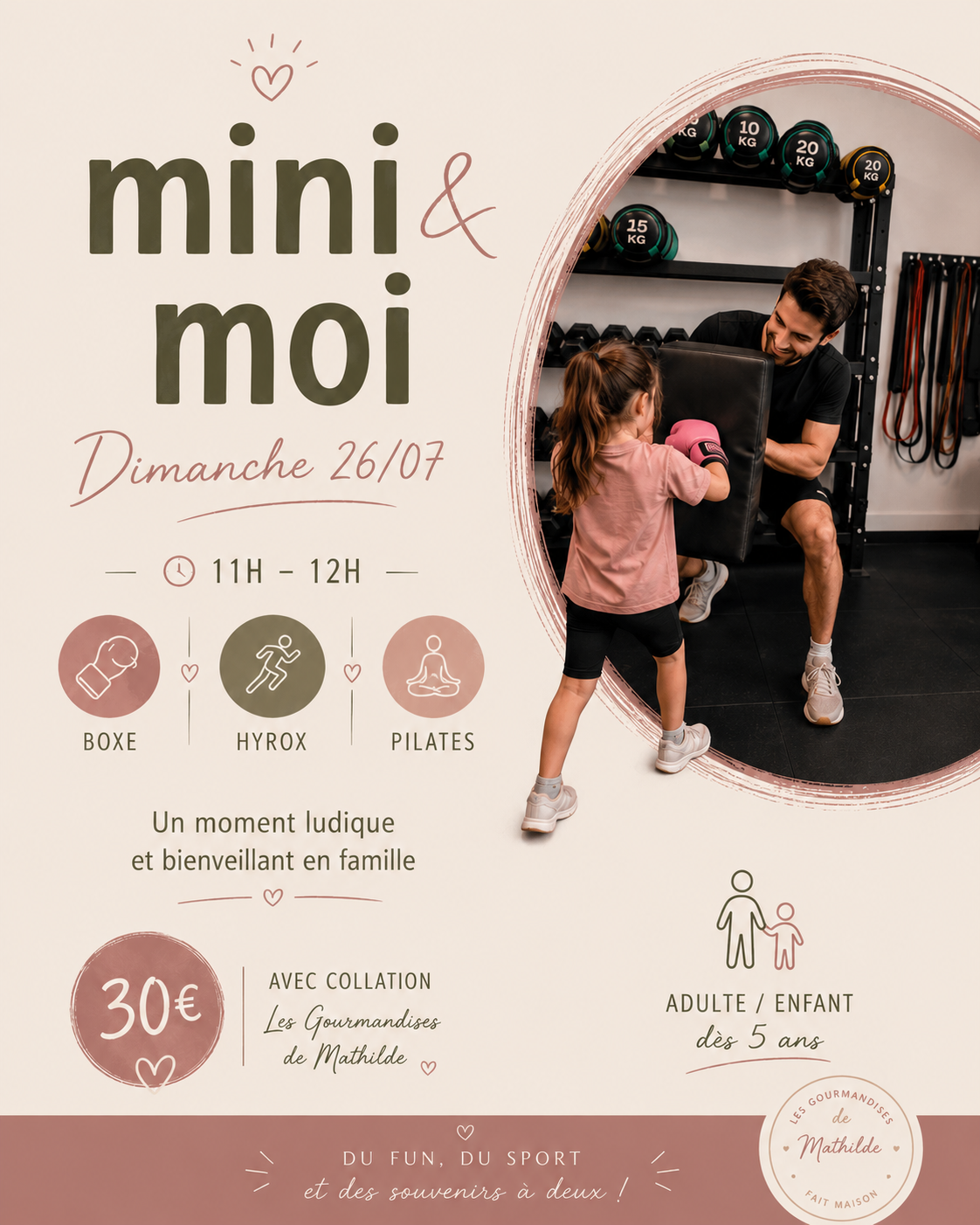 ✨ Événement spécial MINI & MOI • 📆 dimanche 26/07 ✨