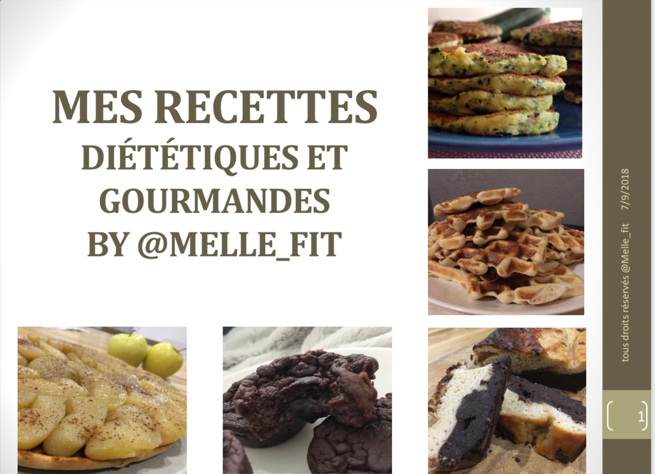 Ebook recettes diététiques et gourmandes #1