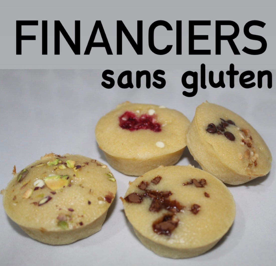 2 financiers ( amande ) SANS GLUTEN • ENVOI lundi 15/09