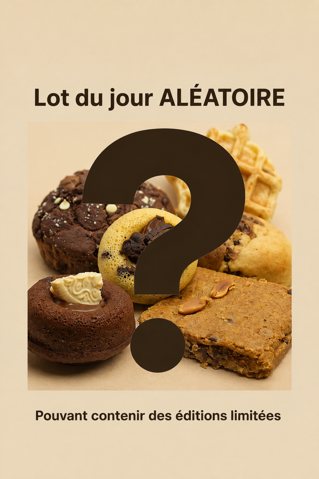 Lot du jour aléatoire SANS GLUTEN ⚠️ production et envoi le lundi 14.09