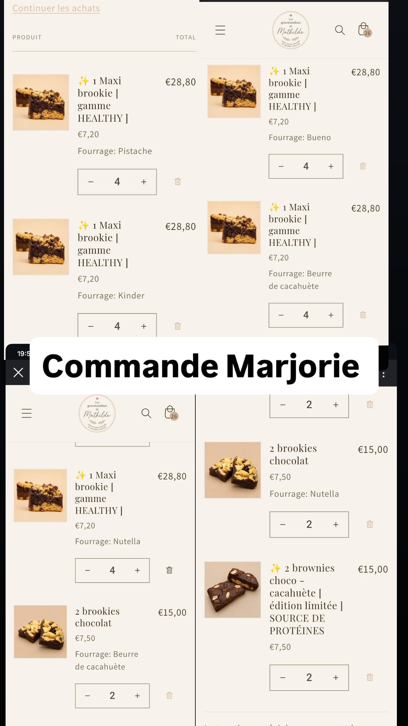 Commande Marjorie -15%