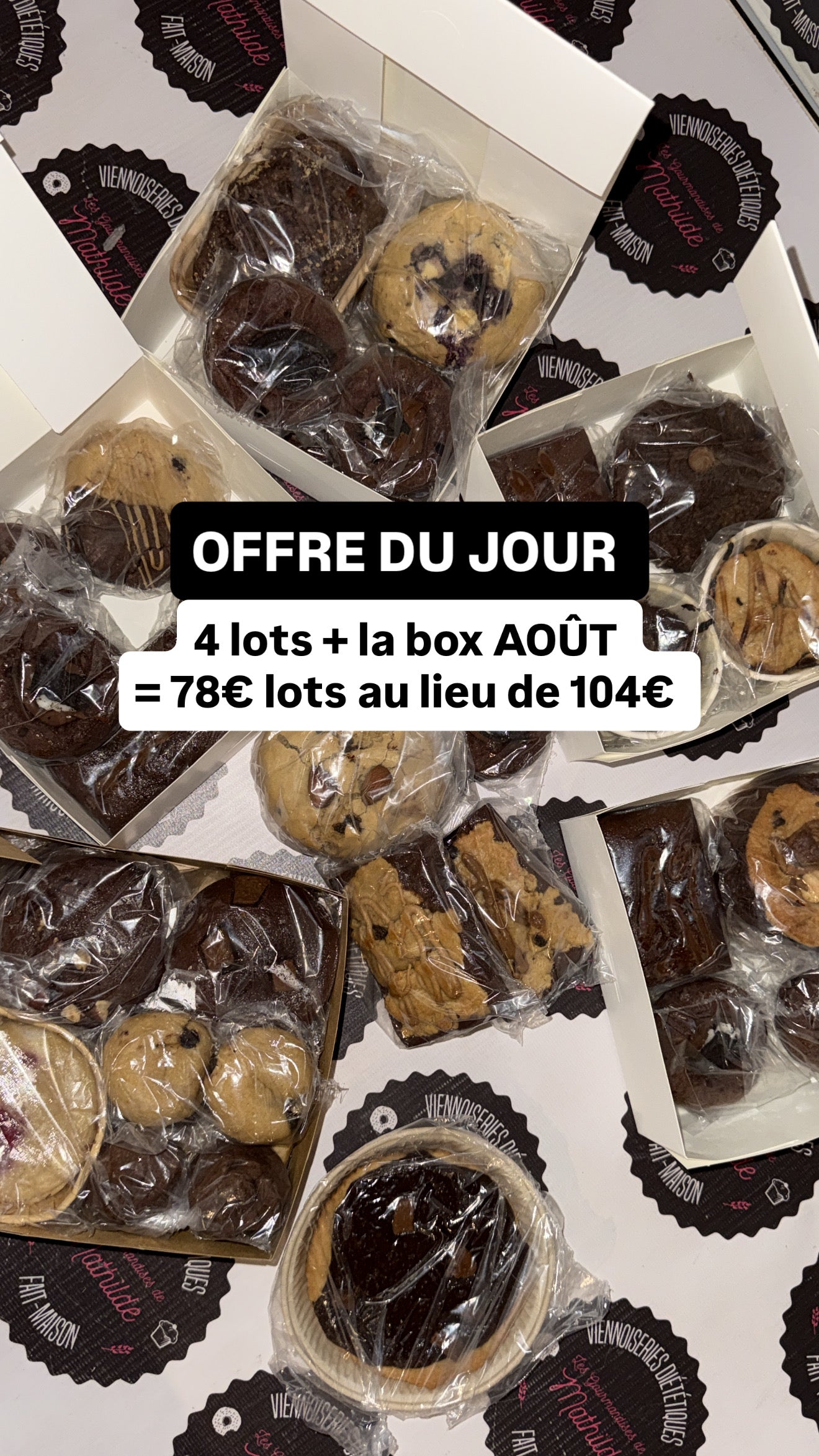 Offre du jour 4 lots + la box août 78€ au lieu de 104€
