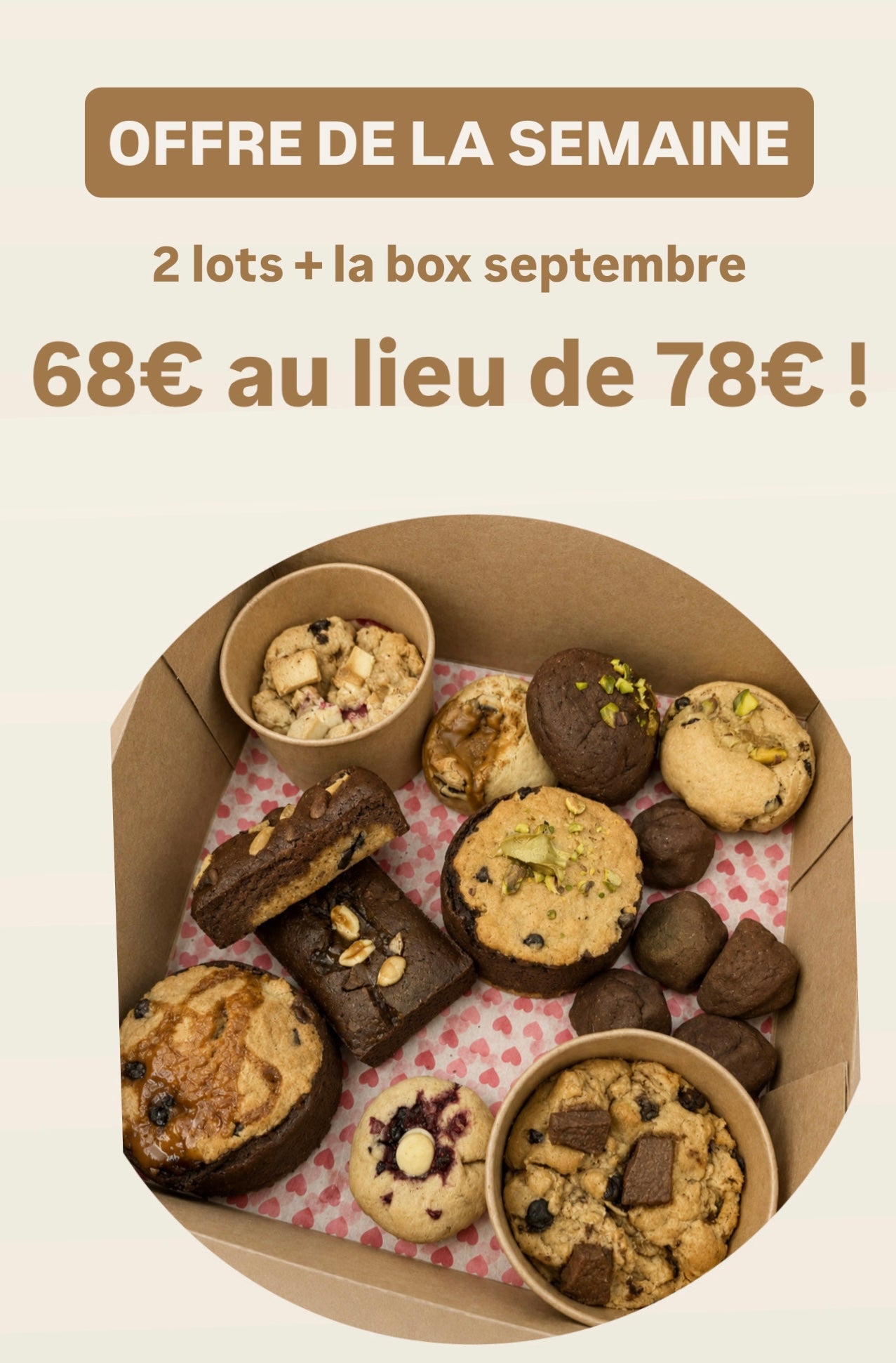 Offre de la semaine 2 lots + la box septembre