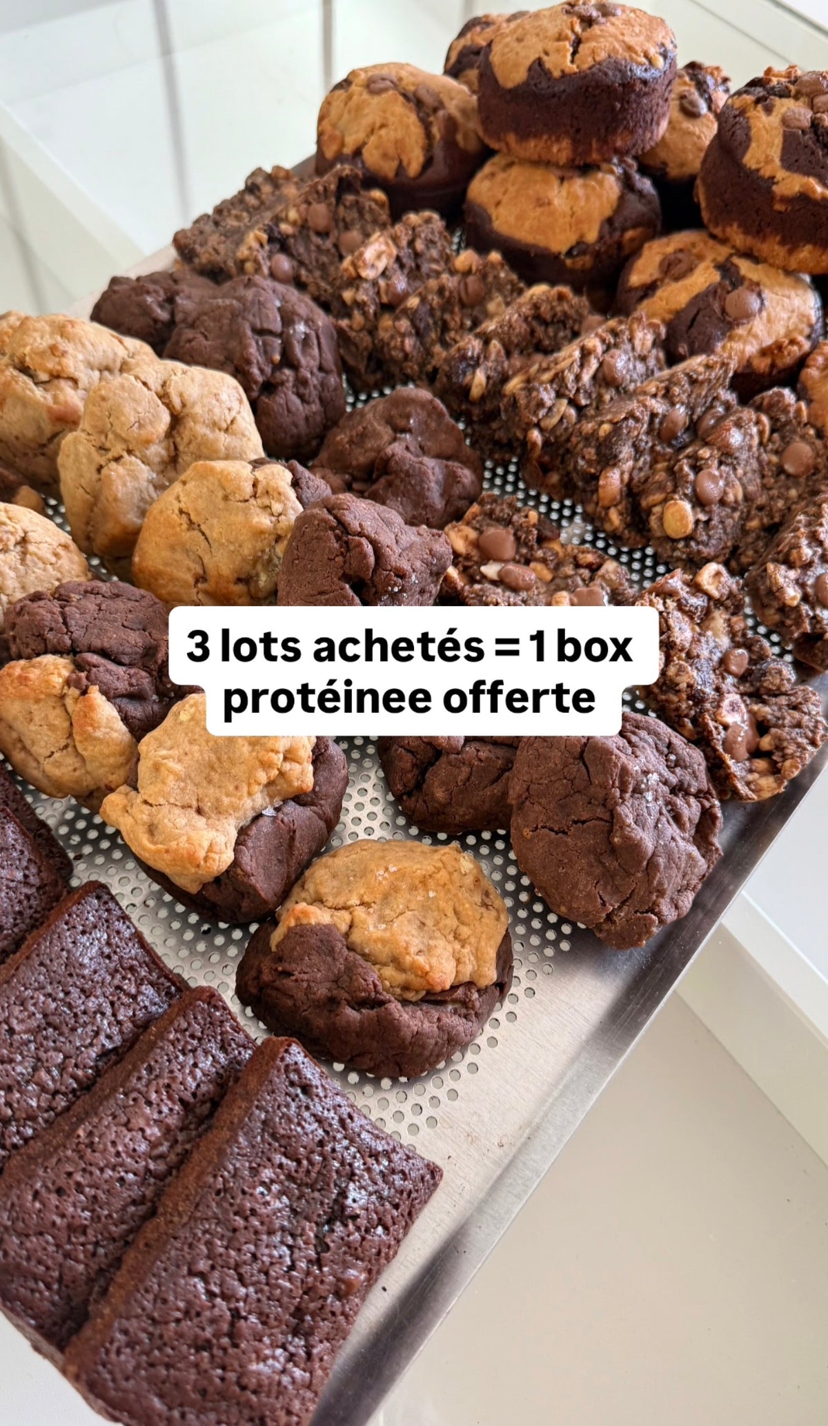 Box protéinee offerte pour l’achat de 3 lots