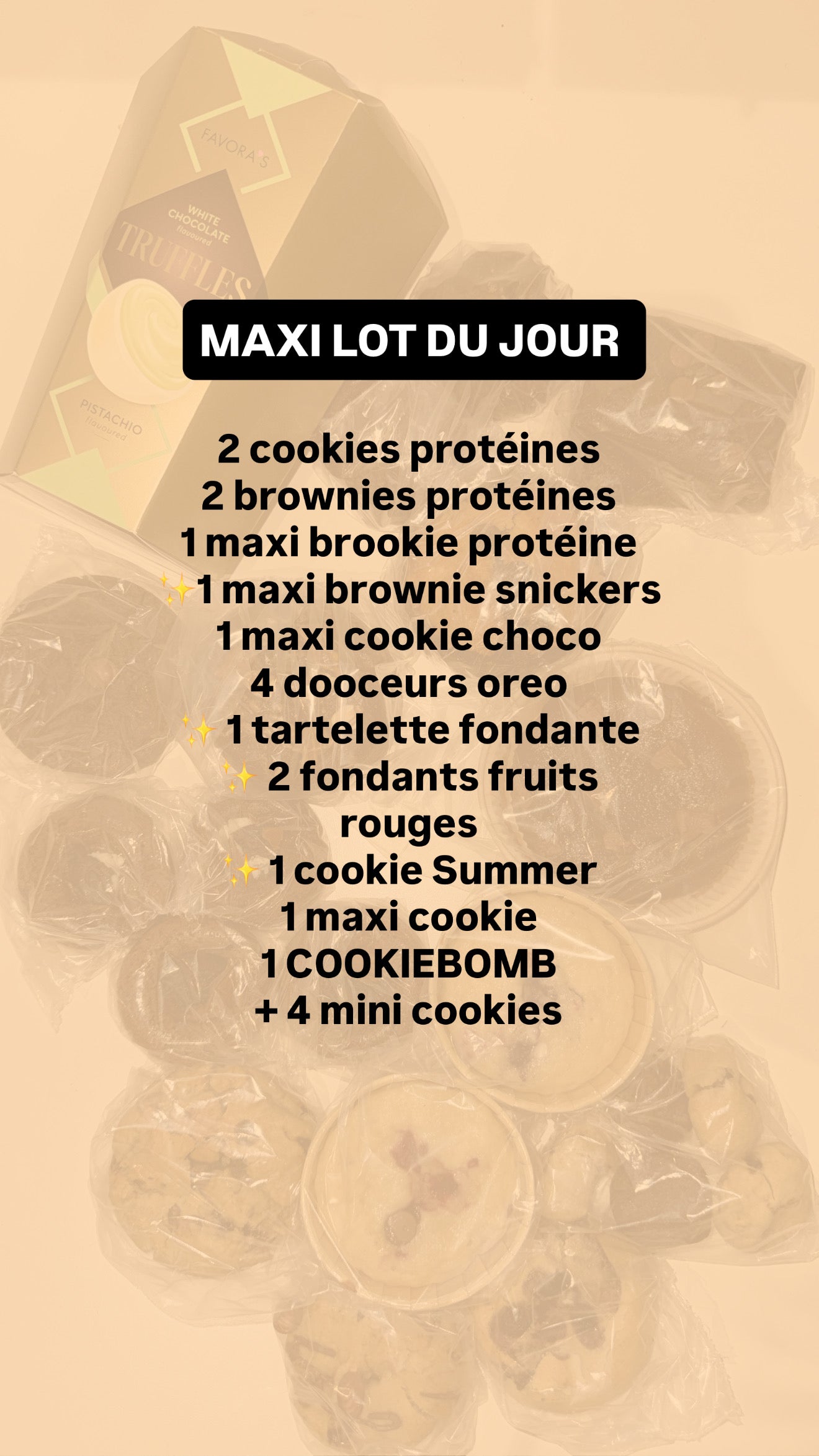 Maxi lot avec exclu + de 20 gourmandises