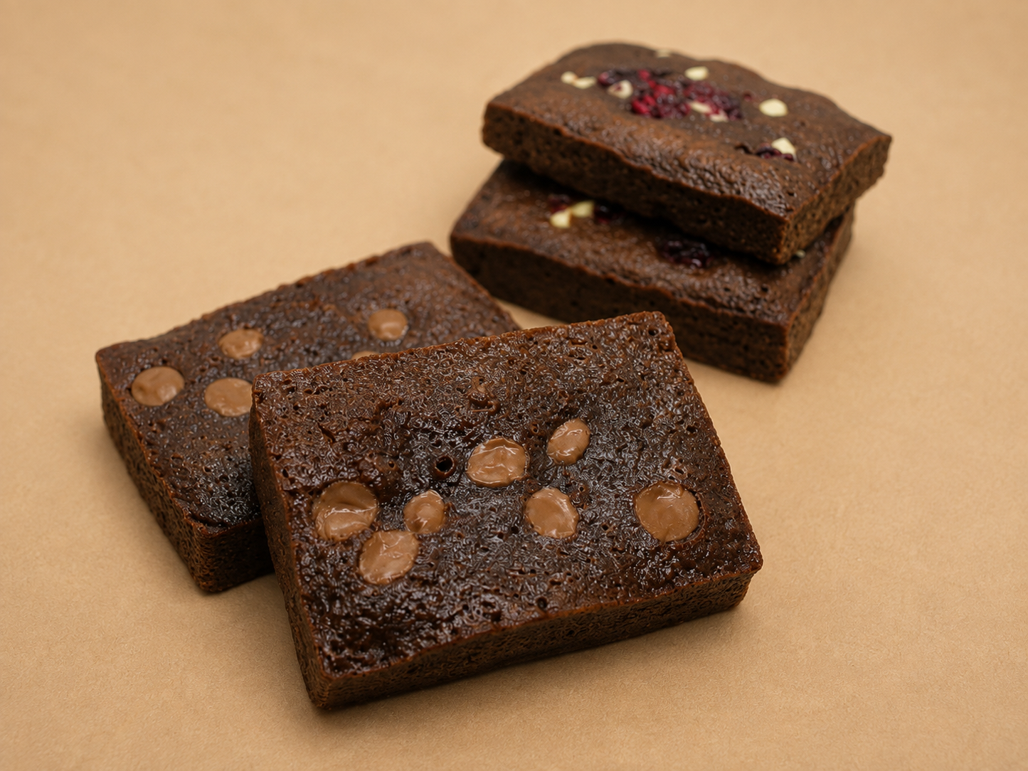 2 brownies chocolat sans gluten •  production et envoi le lundi 14.09