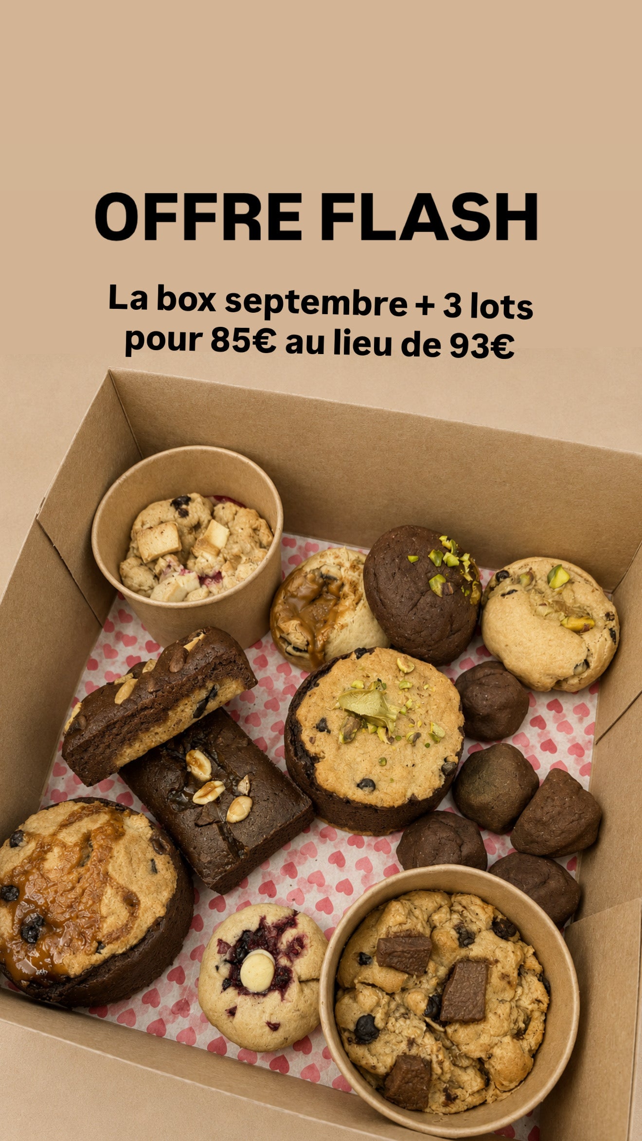 Offre flash : 3 lots + la box septembre