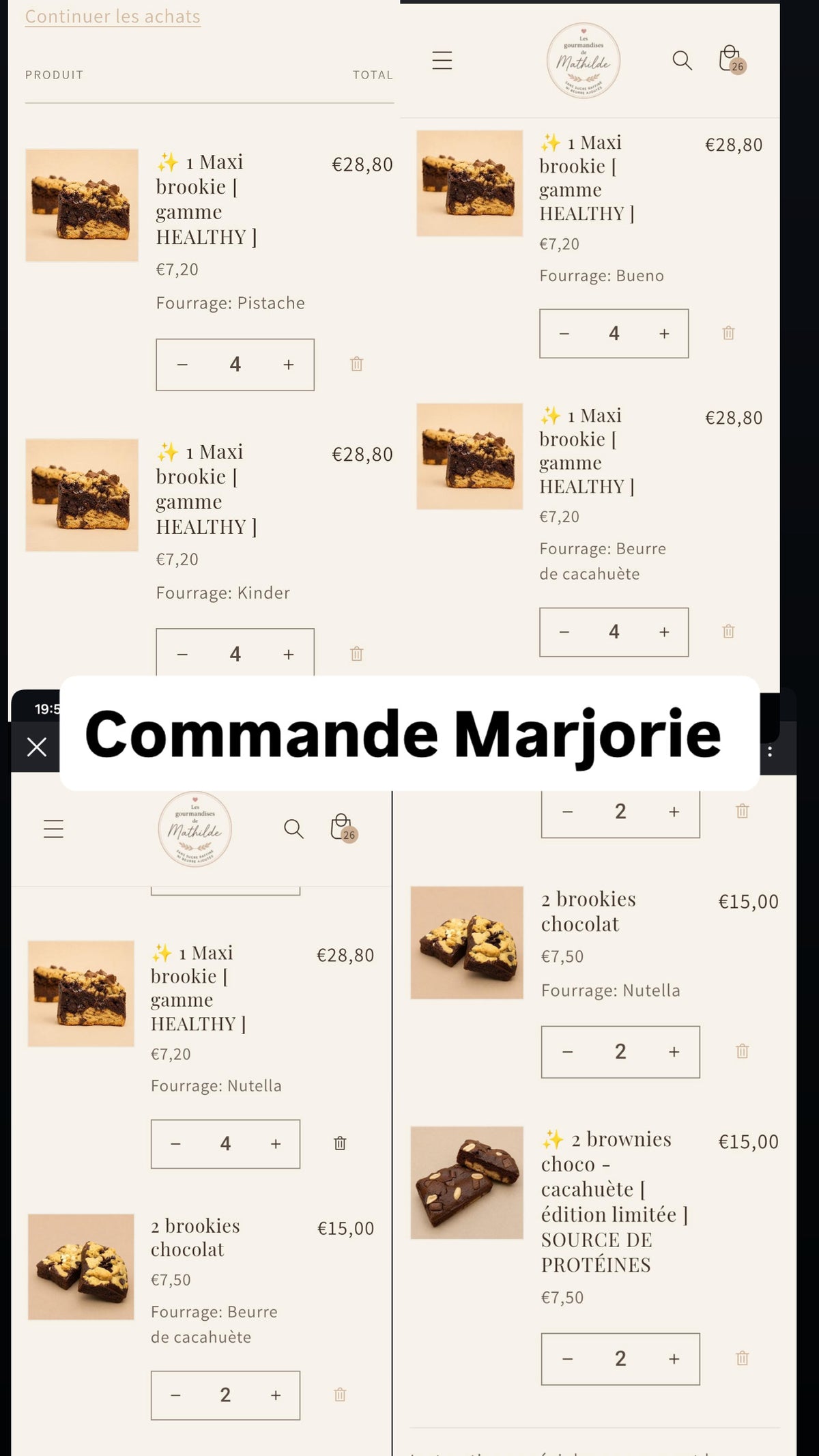 Commande Marjorie -15%