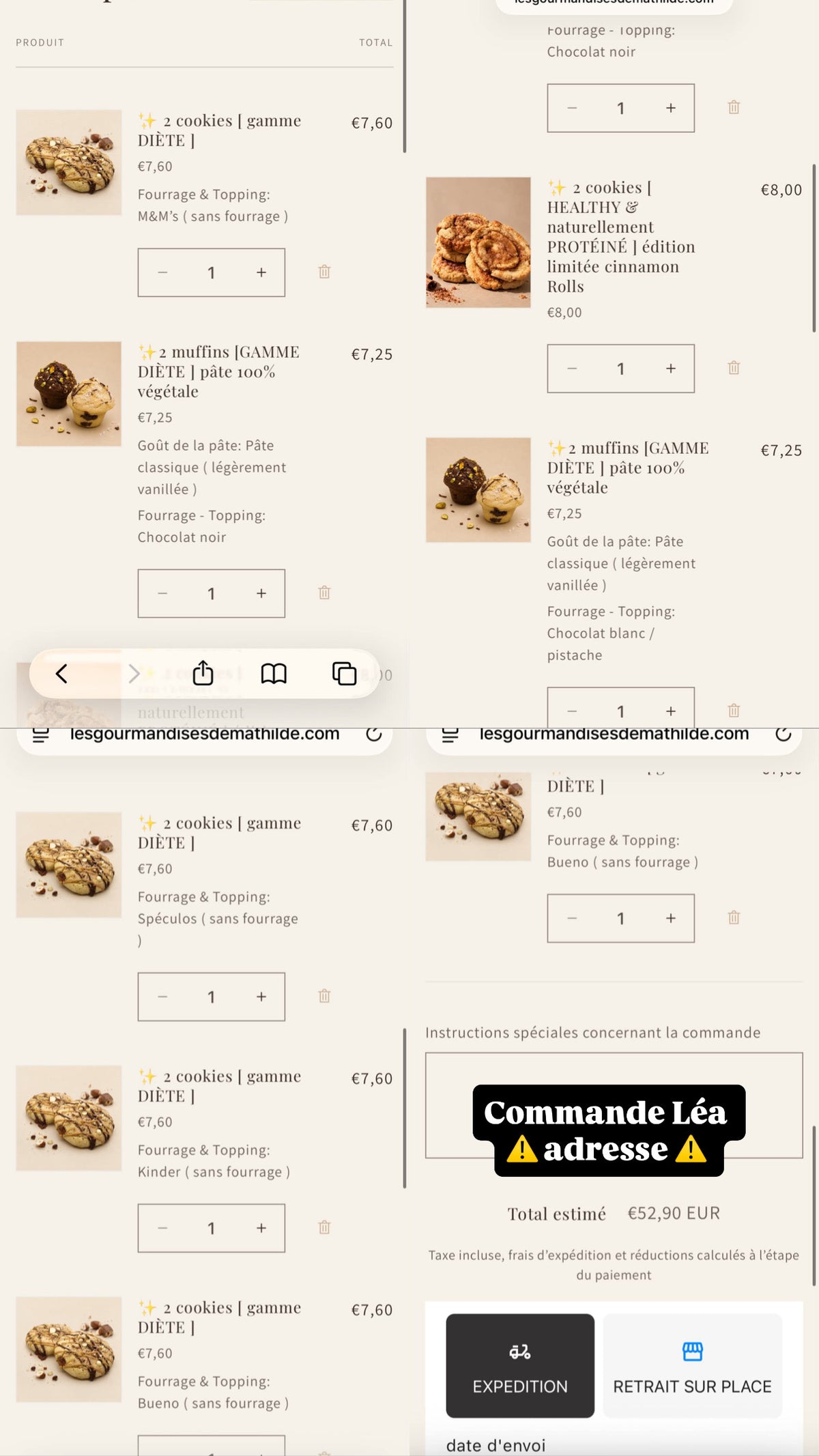 Commande Léa