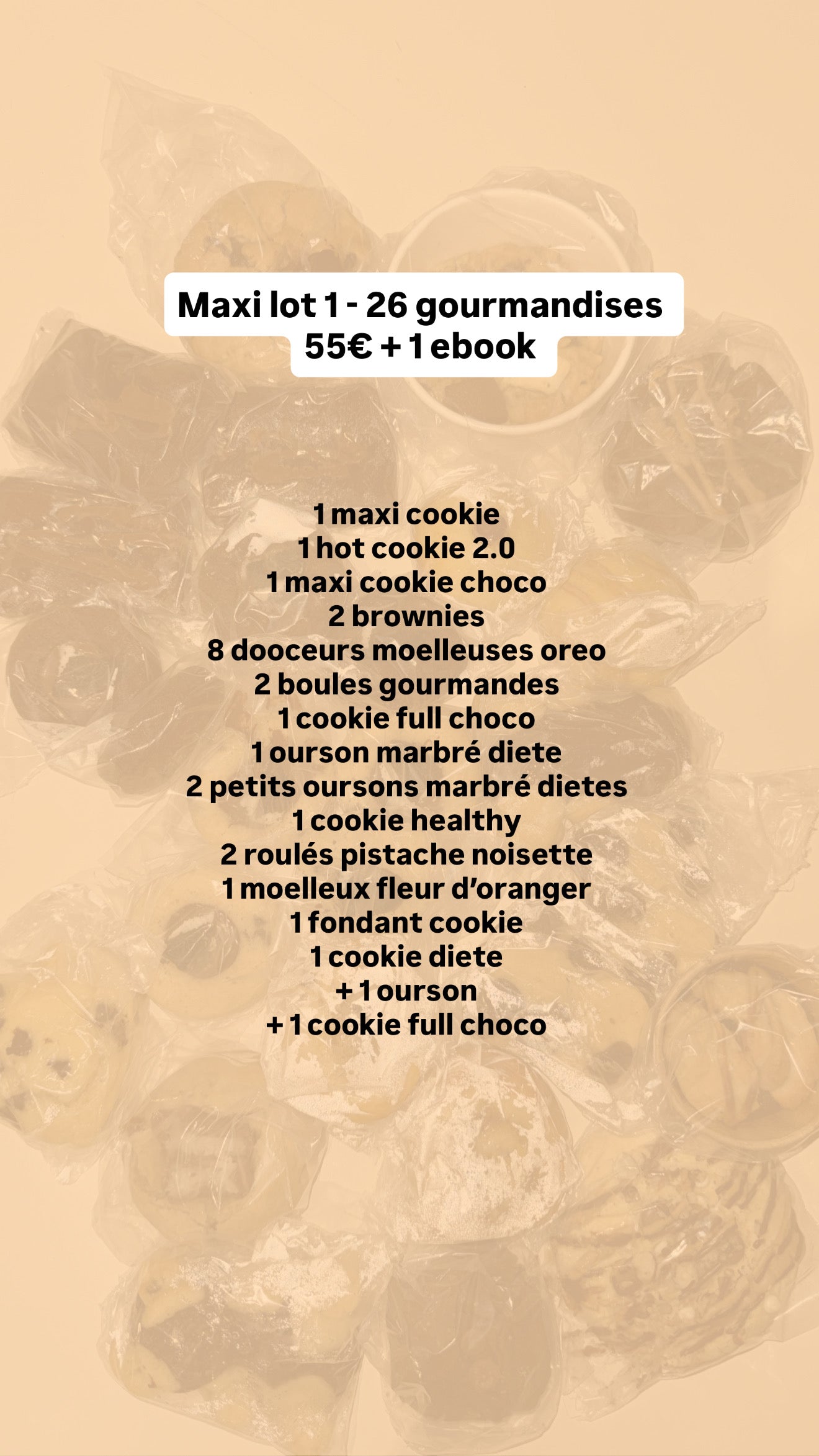 Maxi lot 2 - 26 gourmandises + 1 ebook