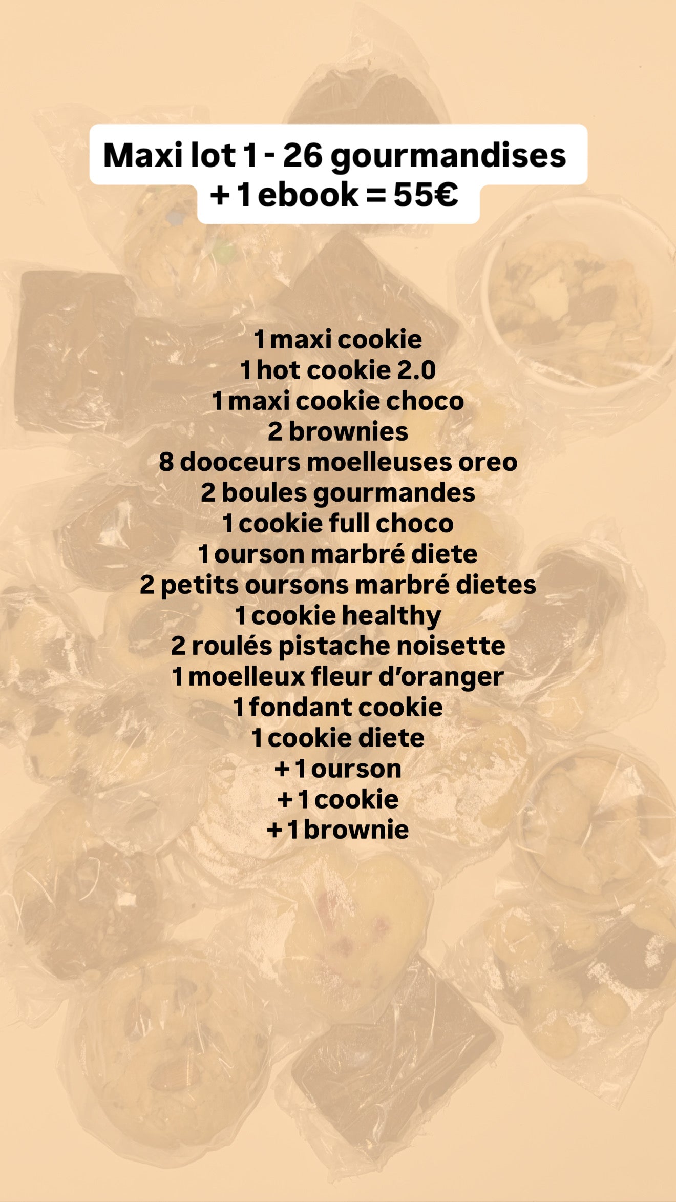 Maxi lot 1- 26 gourmandises + 1 ebook
