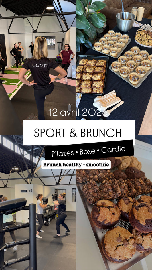 ✨ Événement spécial Sport & Brunch #3 • 📆  dimanche 12/04 ✨