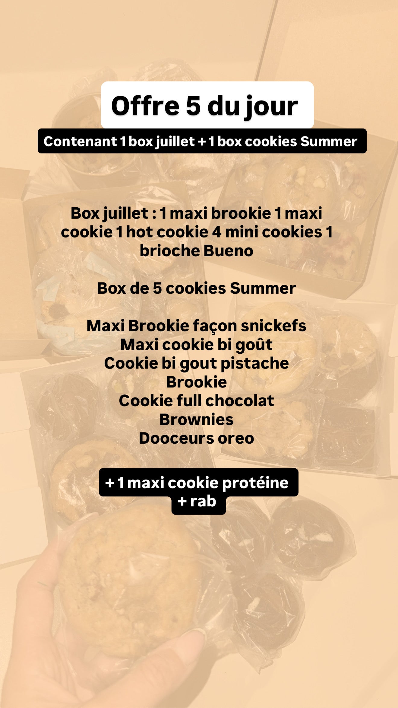 Offre du jour #5 ( dont box juillet et box cookies Summer healthy ) (Copie)