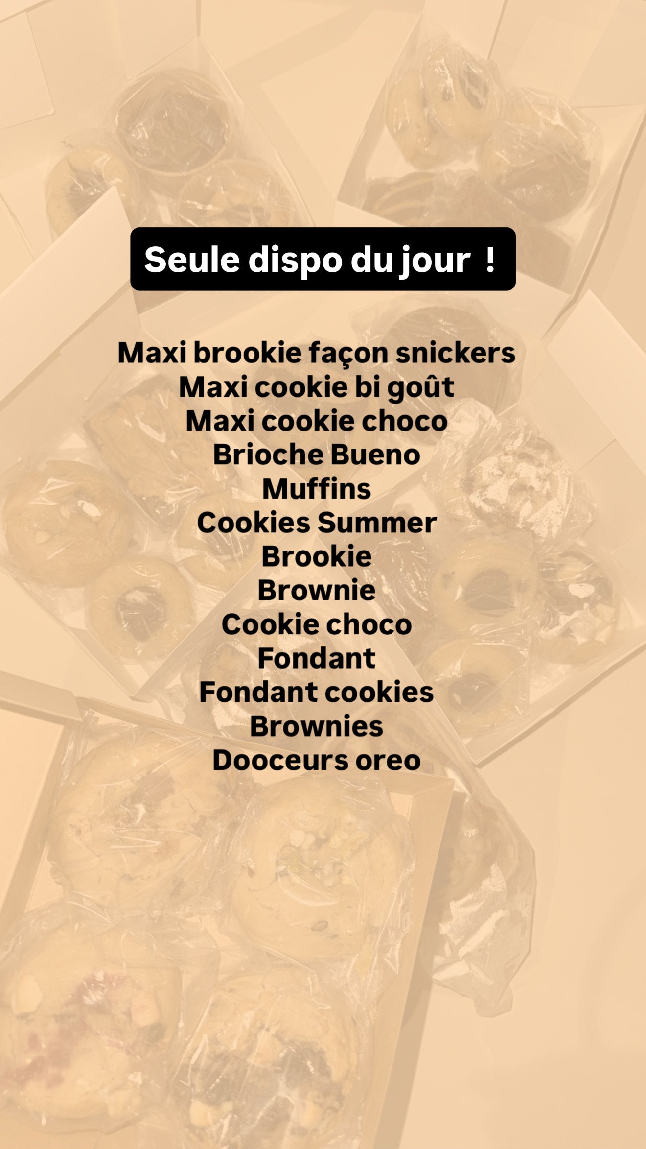 Offre du jour : 4 lots + 1 box cookies Summer